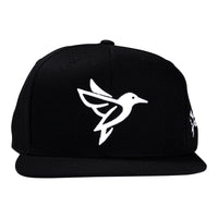 Artistjet Snap Back Bird Hat Black